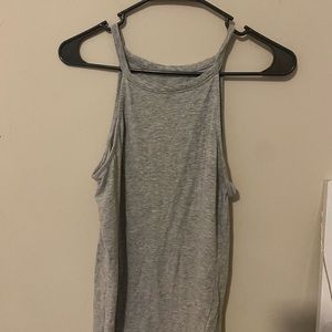 plain gray tanktop